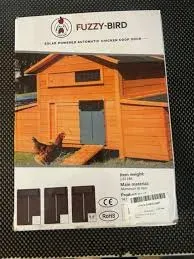 Photo 1 of  Chicken Coop Door Full Aluminum Auto Coop Door with Timer and Light