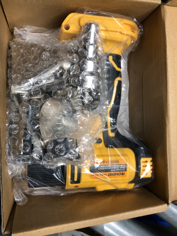 Photo 2 of *** no battery** IRONFIST Heat Gun Cordless Lithium 20V Hot Air Gun 2-Temp Setting Max 1022°F(550°C) Heat Gun for Crafts, Shrink Tubing, Resin & Decorating Compatible with DEWALT Battery (Tool Only, NO Battery)