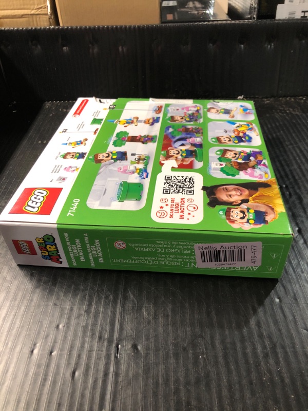 Photo 3 of **prev opened, unsure if all pieces are there**LEGO Super Mario Adventures with Interactive Luigi Toy, Nintendo Gift for Boys, Girls and Any Gamers Ages 6 and Up, Garden Playset for Kids, Pink Baby Yoshi Figure, Super Mario Toys, 71440