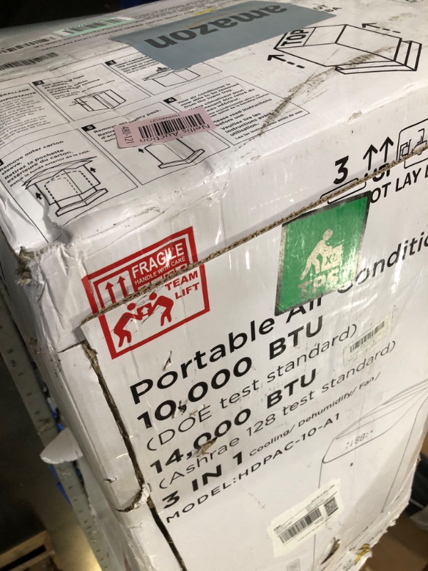 Photo 2 of **NONREFUNDABLE**FOR PARTS OR REPAIR**SEE NOTES**
14000 BTU Portable Air Conditioners for Room up to 700 sq.ft, 3-IN-1 Quiet Cooling Portable AC Unit with Fan & Dehumidifier Mode, 24H Timer Sleep Mode, Remote Control & Windows Kit Included