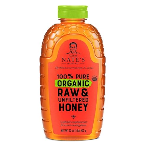 Photo 1 of ***(Sell By: May 1st, 2025)NONREFUNDABLE*** Nate's Organic 100% Pure, Raw & Unfiltered Honey - USDA Certified Organic - 32oz. Squeeze Bottle
