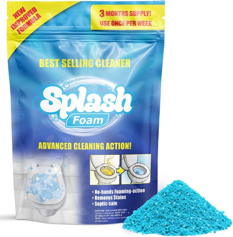 Photo 1 of ***(EXP: February 2026)NONREFUNDABLE*** Toilet Cleaner - Self Activating Miracle Powder for Toilet Bowl Cleaning, 12 Ounce (Pack of 1)