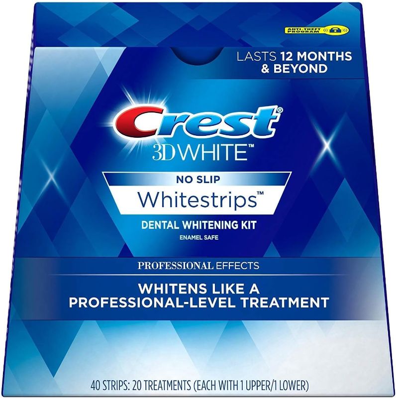 Photo 1 of ***(BEST BY: July 2024) NONREFUNDABLE***Crest 3D White Whitestrips Professional Effects, 40 count
