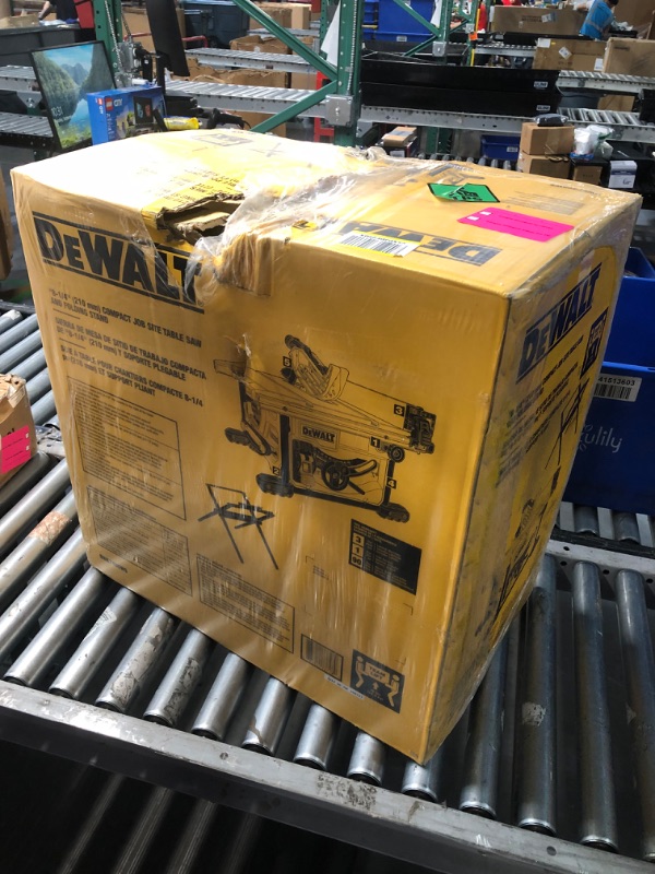 Photo 2 of ***FACTORY SEALED*** DEWALT DWE7485WS 8-1/4 in. Compact Jobsite Table Saw With Stand