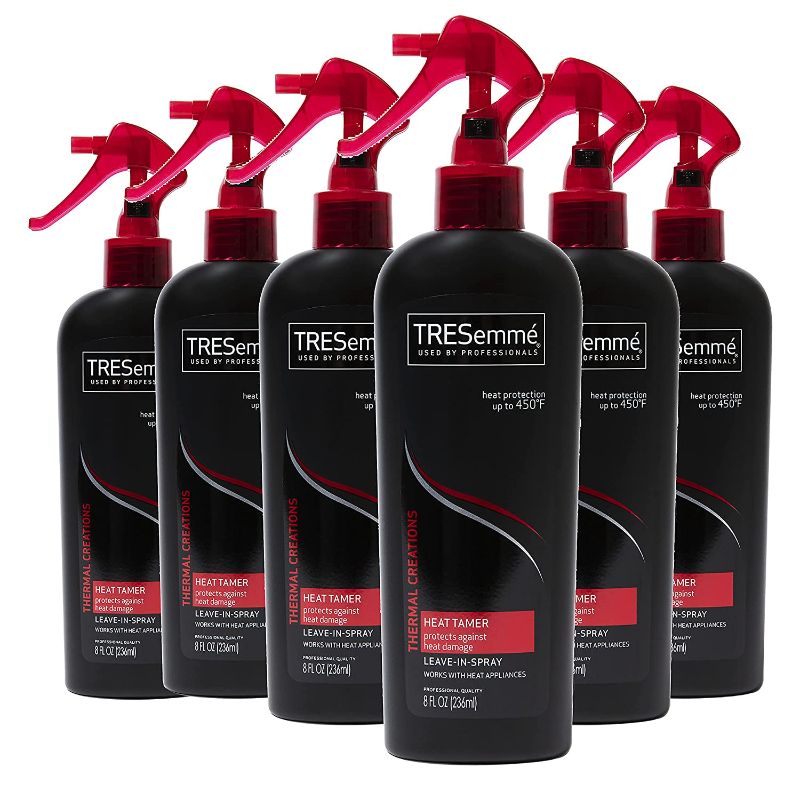 Photo 1 of **Like new 
TRESemmé Protecting Heat Spray Keratin Smooth for Taming Frizz & Reducing Breakage, with Protection up to 450°, 8 oz Pack of 6 