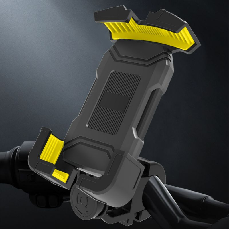 Photo 1 of ***STOCK PHOTO REFERENCE ONLY***DJZ Motorcycle Bike Phone Mount with Vibration Dampener - One-Hand Operation - Motorcycle Bike Mobile Phone Mount Holder
