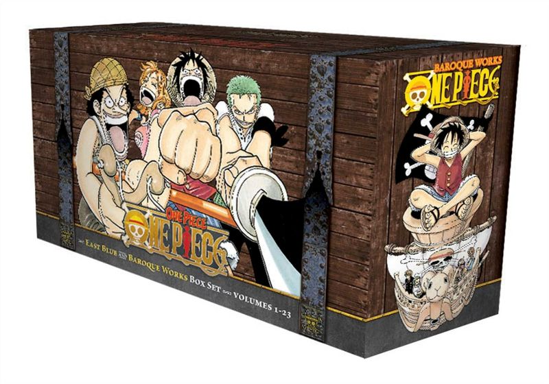 Photo 1 of ***FACTORY SEALED*** One Piece Box Set: East Blue and Baroque Works, Volumes 1-23 
