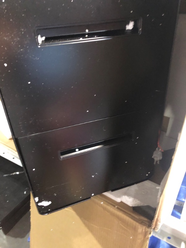 Photo 7 of ***STOCK PHOTO REFERENCE ONLY*** IKIMI 2 Drawer File Cabinet,Metal Filing Cabinets for Home Office,Vertical File Cabinet with Lock for A4/Letter/Legal Size Files,Assembly Required