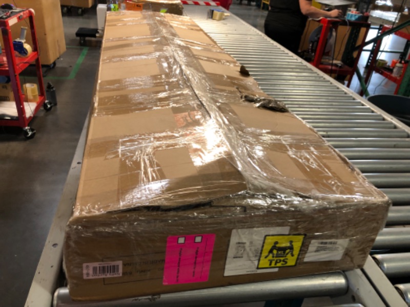 Photo 1 of ***USED - LIKELY MISSING PARTS - UNABLE TO VERIFY FUNCTIONALITY***
King Size Bed Frame with Storage, King Bed Frame with Headboard Adjustable, Upholstered Platform Bed Frame with Drawers, Mattress Foundation with Wooden Slats Support, No Box Spring Needed