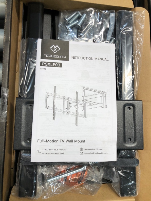 Photo 1 of ***USED - MISSING PARTS - INCOMPLETE - UNABLE TO VERIFY FUNCTIONALITY***
Full Motion TV Wall Mount for 37-75 inch LED LCD OLED Flat/Curved TVs with VESA 600x400mm
