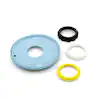 Photo 1 of ***3 PACK*** Chemical-Resistant Diaphragm with 3 Flow Rings for AquaFlush Flush Valve
