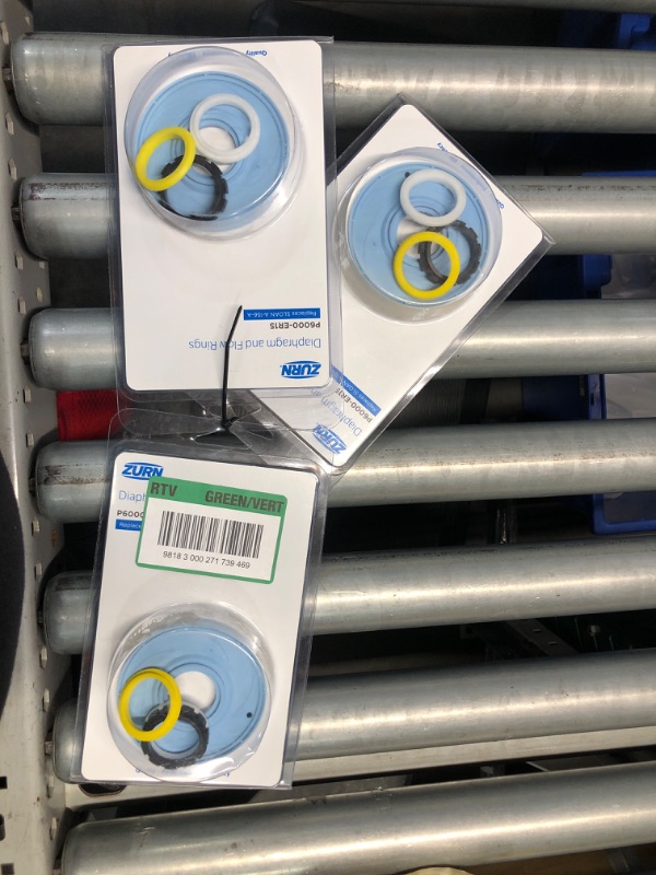 Photo 2 of ***3 PACK*** Chemical-Resistant Diaphragm with 3 Flow Rings for AquaFlush Flush Valve
