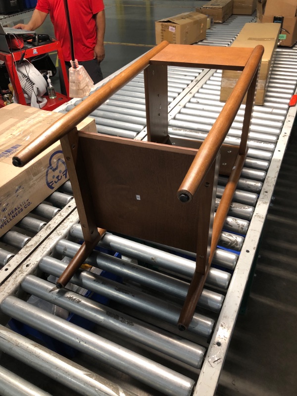 Photo 3 of ***NO PACKAGING - VANITY ONLY - NO SINK BASIN - SEE PICTURES***
Modway Zaire 18” Mid-Century Bathroom Vanity Washstand in Walnut Black