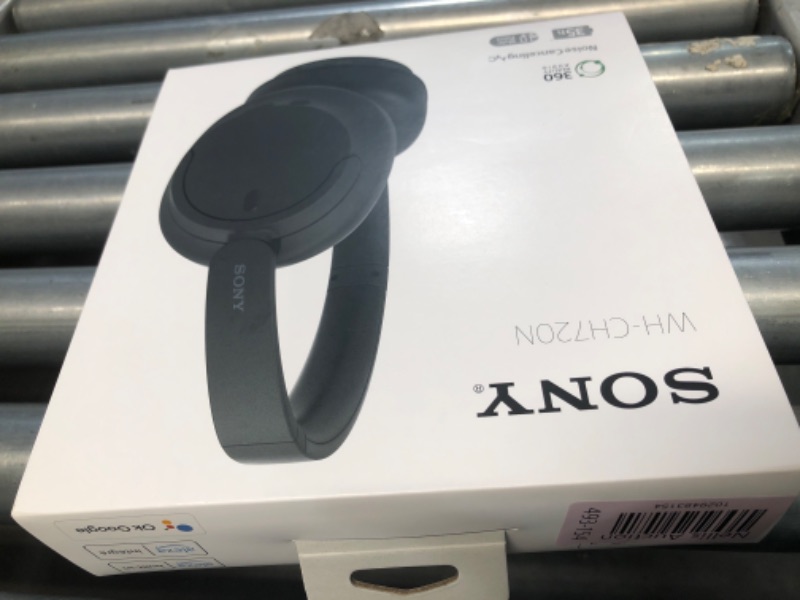 Photo 2 of ***FACTORY SEALED***
Sony WH-CH720N Noise Canceling Wireless Headphones Bluetooth Over The Ear Headset with Microphone and Alexa Built-in, Black New