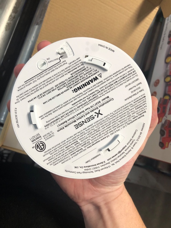 Photo 3 of (READ FULL POST) X-Sense 10-Year Battery Combination Smoke Carbon Monoxide Alarm Detector with Large LCD Display (Standalone Model) Standalone Model 1-Pack