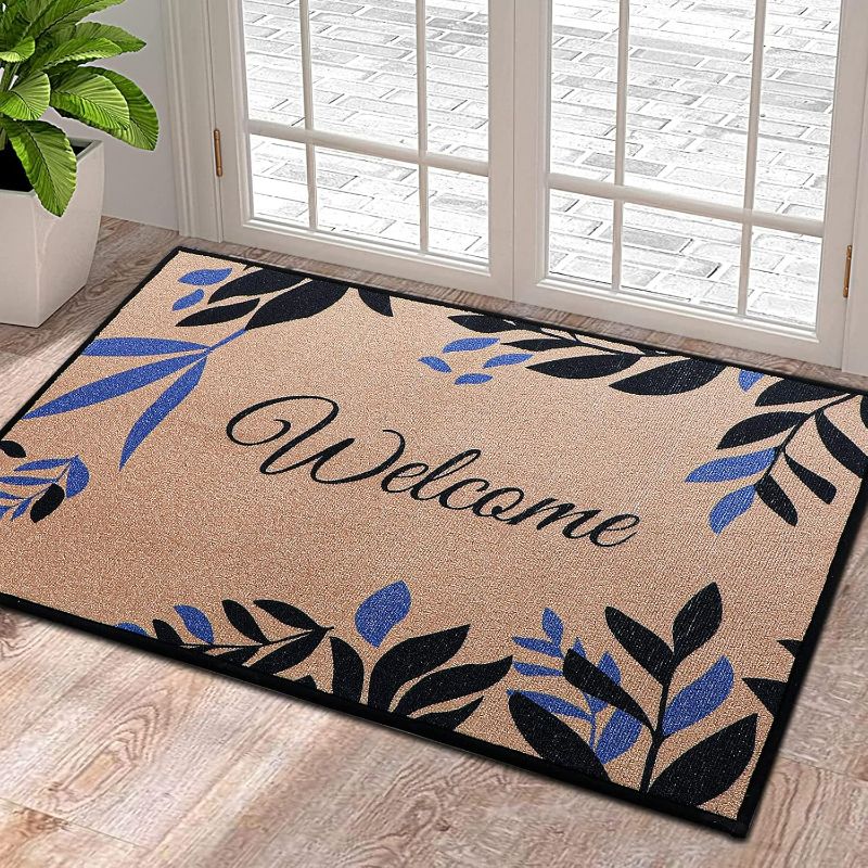 Photo 1 of 
PLUS Haven Coco Coir Door Mat with Heavy Duty Backing, Welcome Doormat, 17.5" x 30" Size, Easy to Clean Entry Mat, Beautiful Color and Sizing