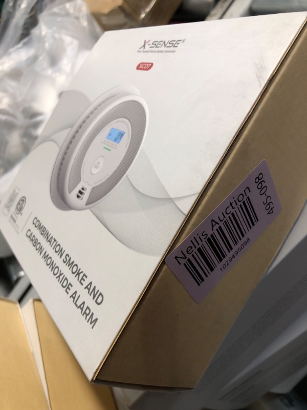 Photo 1 of ***FACTORY SEALED***X-Sense 10-Year Battery Combination Smoke Carbon Monoxide Alarm Detector with Large LCD Display (Standalone Model)