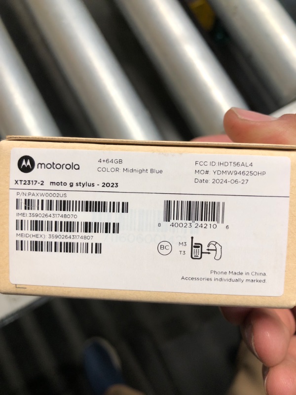 Photo 1 of ***FACTORY SEALED***Motorola Moto G Stylus | 2023 | Unlocked | Made for US 4/64GB | 50 MP Camera | Midnight Blue, 162.89 x 74.08 x 9.19mm Midnight Blue Unlocked Smartphone