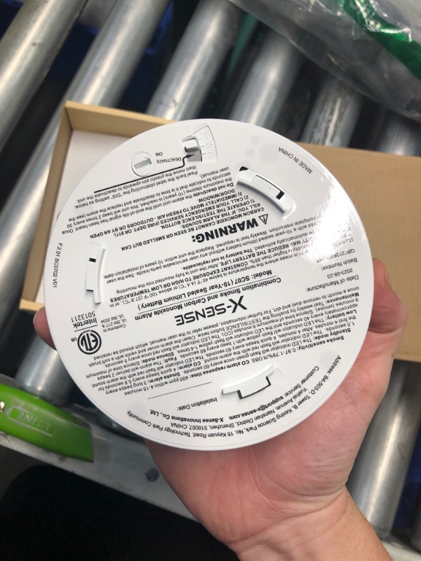 Photo 3 of ***FACTORY SEALED***X-Sense 10-Year Battery Combination Smoke Carbon Monoxide Alarm Detector with Large LCD Display (Standalone Model)