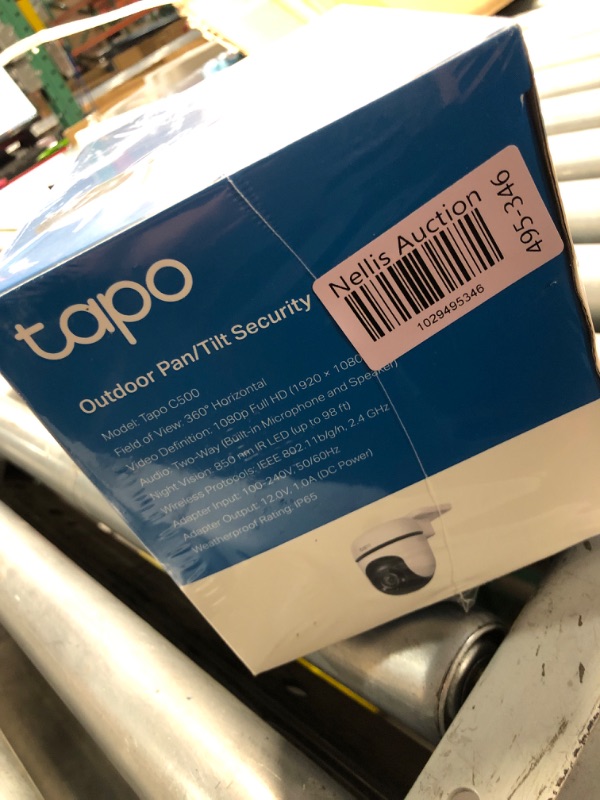 Photo 2 of ***FACTORY SEALED***Tapo 1080P Outdoor Wired Pan/Tilt Security Wi-Fi Camera, 360° View, Motion Tracking, Works with Alexa & Google Home, Night Vision, Free AI Detection, Cloud & SD Card Storage(up to 512GB), Tapo C500…