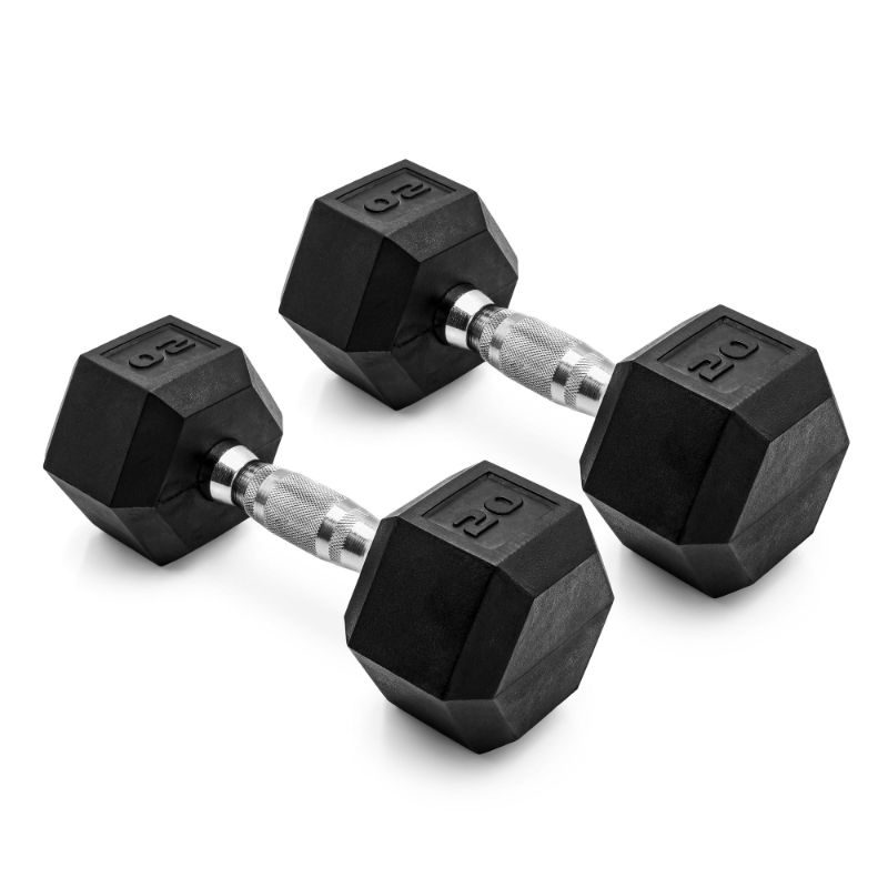 Photo 1 of ***FACTORY SEALED***CAP Barbell, 20lb Coated Rubber Hex Dumbbell, Pair
