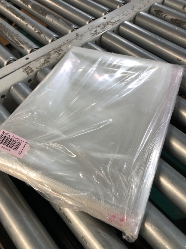 Photo 2 of 13" x 19" Large Resealable Cellophane Bags , Self Sealing Clear Bags for Packaging Products Self-adhesive Cello Bags for Clothes, T-shirts, Pants and Gifts