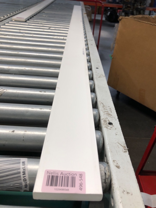 Photo 2 of ***USED - SCUFFED AND SCRAPED - NO PACKAGING***
7827 5/8 in. D x 3-1/2 in. W x 96 in. L PVC Composite White Flat Casing