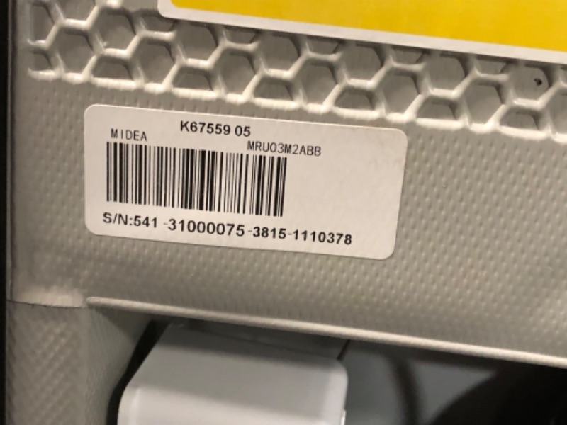 Photo 3 of ***USED - DAMAGED - UNTESTED - SEE COMMENTS***
Midea MRU03M2ABB Upright Freezer Large Black, 3.0 Cubic Feet Black 3.0 Cubic Feet Freezer, 21.3"D x 19.7"W x 33.9"H