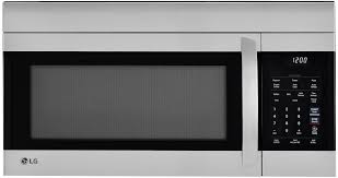 Photo 1 of **HANDLE MISSING**
LG - 1.7 Cu. Ft. Over-the-Range Microwave with EasyClean - Stainless Steel