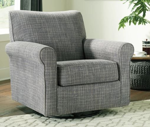 Photo 1 of ***Truck/Trailer pick up***
2 Signature Design by Ashley Renley 360- Degree Swivel Glider Nursery Accent Chairs, Gray