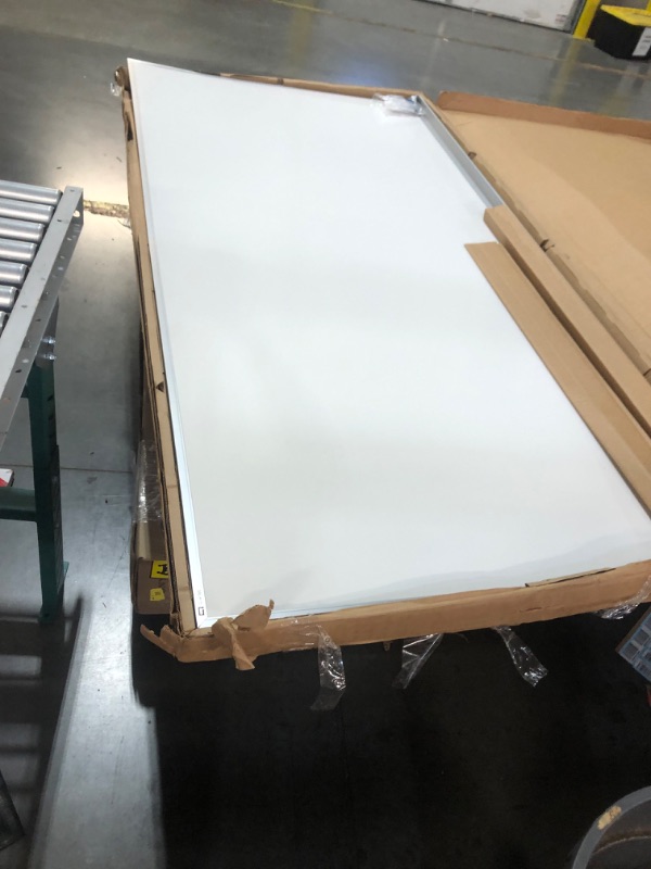 Photo 2 of ***TRUCK/TRAILER PICK UP ONLY*** Quartet Magnetic Dry Erase White Board, 8' x 4' Whiteboard, Nano-Clean Surface Resists Ink Stains, Black Aluminum Frame (SM538B) 96" x 48" (8' x 4')