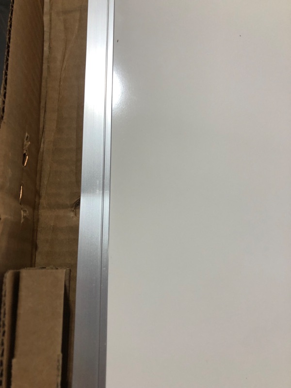 Photo 3 of ***TRUCK/TRAILER PICK UP ONLY*** Quartet Magnetic Dry Erase White Board, 8' x 4' Whiteboard, Nano-Clean Surface Resists Ink Stains, Black Aluminum Frame (SM538B) 96" x 48" (8' x 4')