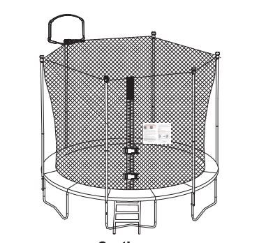 Photo 1 of ***16 FT TRAMPOLINE. PARTS ONLY. FRAME ONLY***