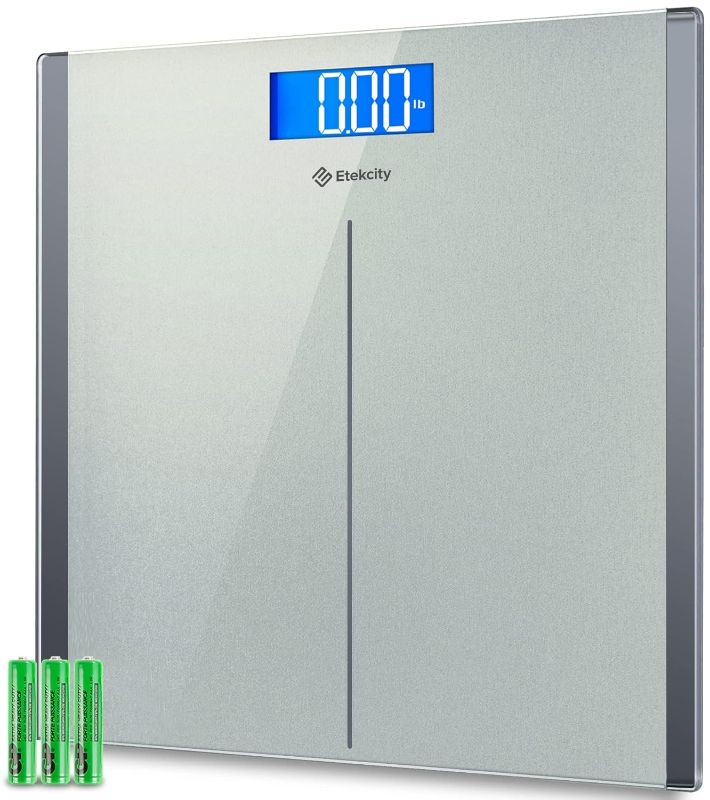 Photo 1 of ***STOCK PHOTO REFERENCE ONLY***
Etekcity Scale for Body Weight, Bathroom Digital Electric Scale for People, Measures Weight up to 400 lbs, Silver