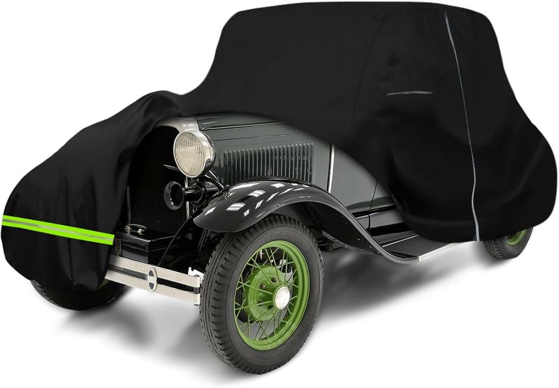 Photo 1 of ***FACTORY SEALED***
Old Classic Car Cover Waterproof Compatible with Ford Model A Coupe/Roadster 1928-1931 Accessories, 210T Black 