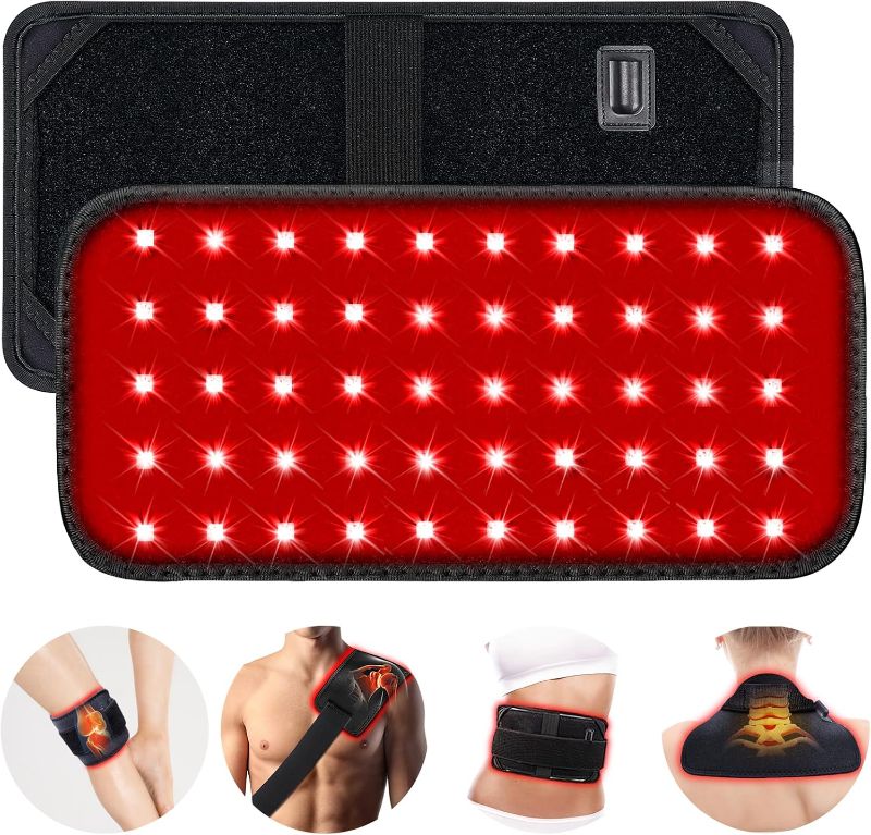 Photo 1 of ***FACTORY SEALED***
Red Light Therapy Belt, Infrared Light Therapy for Body, Wearable Wrap with Timer for Back Shoulder Waist Muscle Pain 