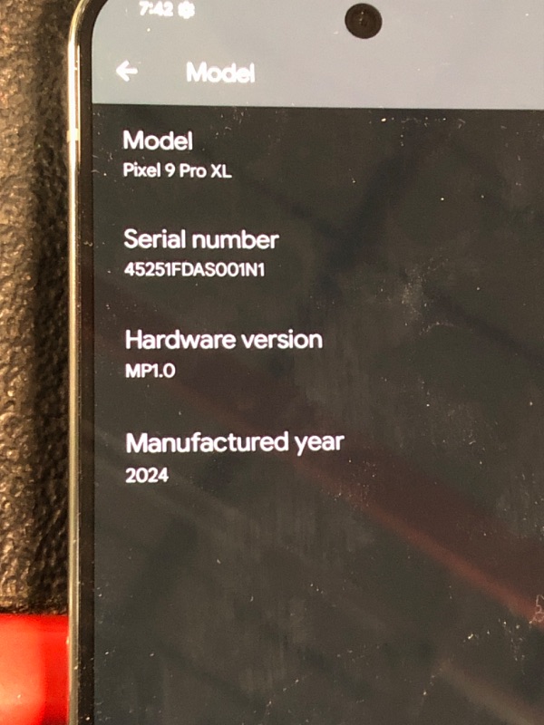 Photo 4 of ***factory sealed, opened for processing****Google Pixel 9 Pro XL - Unlocked Android Smartphone with Gemini, Triple Rear Camera System, 24-Hour Battery, and 6.8" Super Actua Display - Hazel - 256 GB