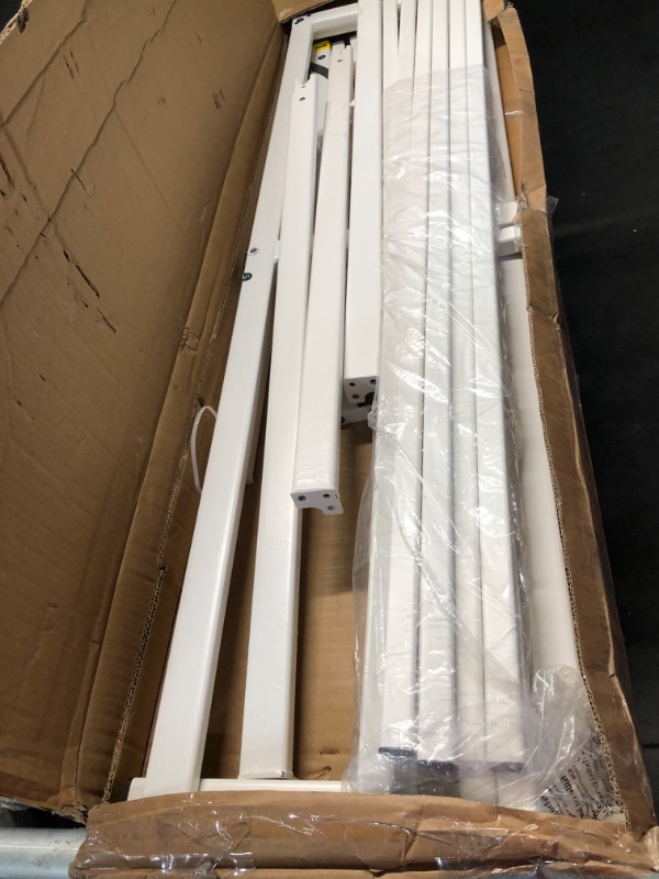 Photo 4 of ***USED - MISSING HARDWARE AND INSTRUCTIONS - OTHER PARTS LIKELY MISSING AS WELL***
Best Price Mattress 14 Inch Metal Platform Bed Frame, Heavy Duty Steel Slats, White, Full (SPSC-14WH-F)