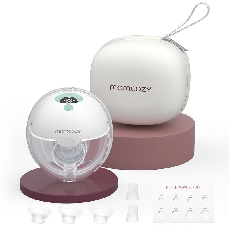 Photo 1 of **FACTORY SEALED**
Momcozy Breast Pump Hands Free M5, Wearable Breast Pump of Baby Mouth Double-Sealed Flange with 3 Modes & 9 Levels, Electric Breast Pump Portable - 24mm...1 Count