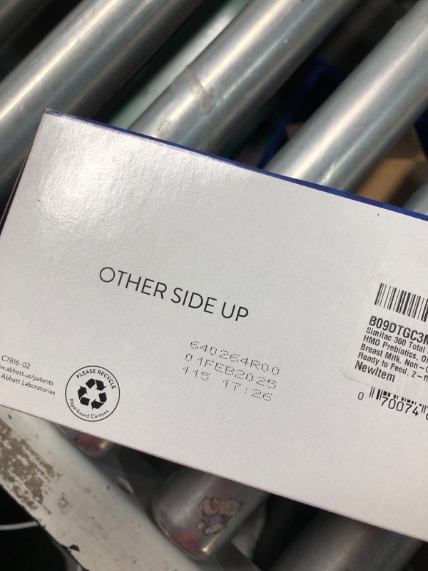 Photo 2 of ***NON REFUNDABLE***
Similac 360 Total Care Infant Formula, Has 5 HMO Prebiotics, Our Closest Prebiotic Blend to Breast Milk, Non-GMO,‡ Baby Formula, Ready to Feed, 2-fl-oz Bottle, Pack of 12 2oz btl (12 Count)