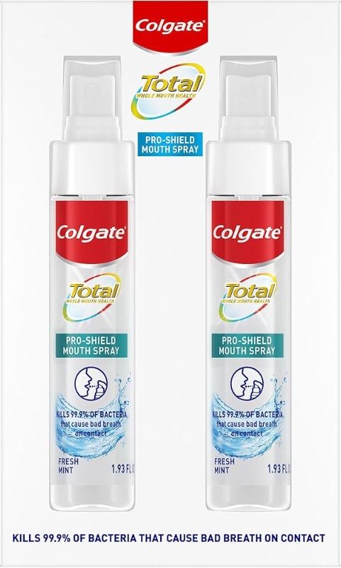 Photo 1 of ***NON REFUNDABLE***
Colgate Total Mouth Spray, Mint Mouthwash Spray, 1 Ounce Bottles, 2 Pack