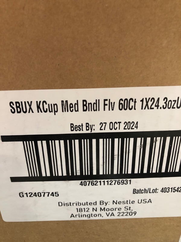 Photo 2 of ***NON REFUNDABLE***
Starbucks K-Cup Coffee Pods—Flavored Coffee—Variety Pack for Keurig Brewers—Naturally Flavored—100% Arabica—6 boxes (60 pods total)