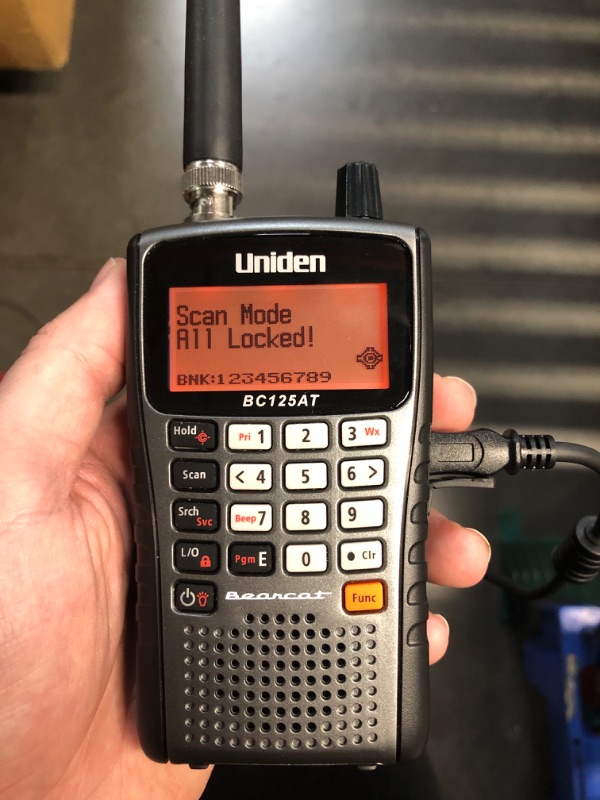 Photo 3 of (READ FULL POST) Uniden® BC125AT Black/Charcoal Bearcat Handheld Scanner