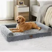 Photo 1 of **USED, UNKNOWN IF MISSING PARTS**
Large Dog Bed Orthopedic Washable: Beds Bolster XL Bed Large Big Dogs Memory Foam Couch Sofa Waterproof with Removable Cover
