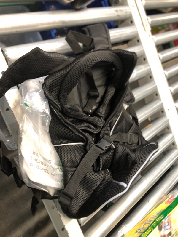 Photo 2 of ***STOCK PHOTO REFERENCE ONLY***
Black Backpack - see photos For Medium/Small Dogs