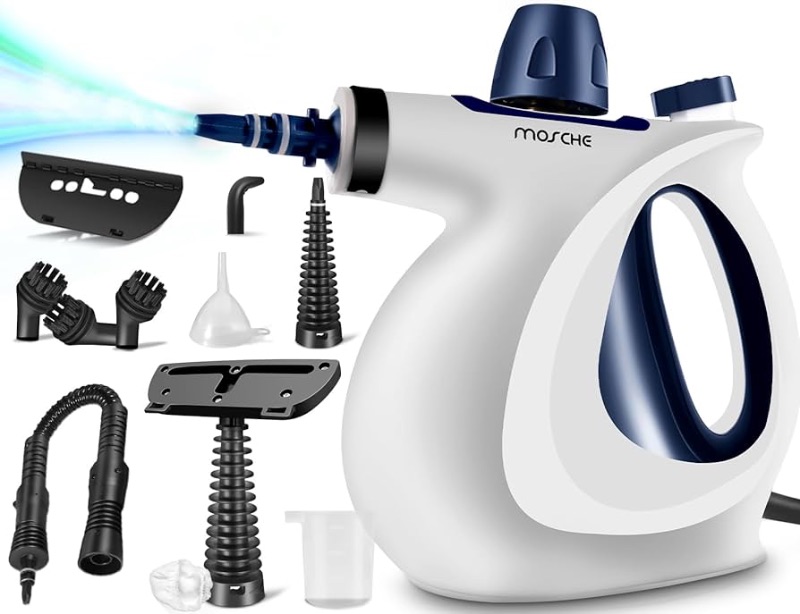 Photo 1 of **USED**
Handheld Pressurized Steam Cleaner with 11-Piece Accessory Set, Multi-Surface Steamer for Cleaning