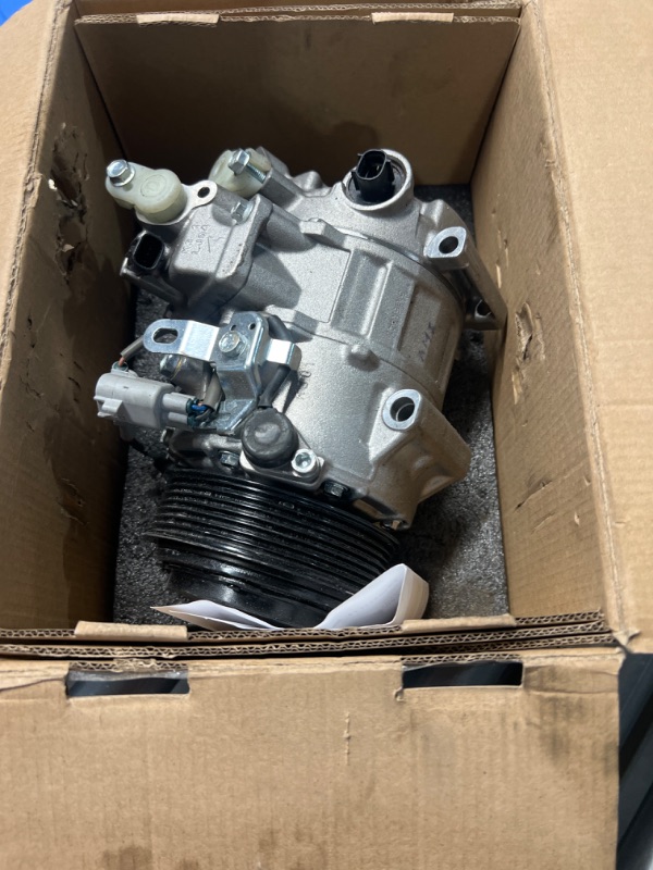 Photo 2 of ***USED - LIKELY MISSING PARTS - UNABLE TO VERIFY FUNCTIONALITY***
LEAPTREND 471-1017 Air Conditioning Compressor with Clutch AC A/C Compressor Compatible with Highlander Sienna Camry Avalon RX350 ES350 3.5L V6 2010-2018 Replace CO 29042C 157369 4711017