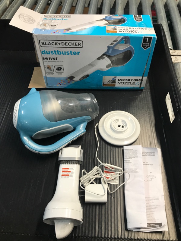 Photo 2 of **FOR PARTS**(READ NOTES)
BLACK+DECKER dustbuster AdvancedClean Cordless Handheld Vacuum