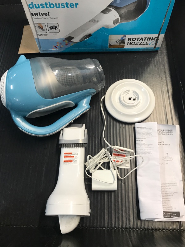 Photo 3 of **FOR PARTS**(READ NOTES)
BLACK+DECKER dustbuster AdvancedClean Cordless Handheld Vacuum