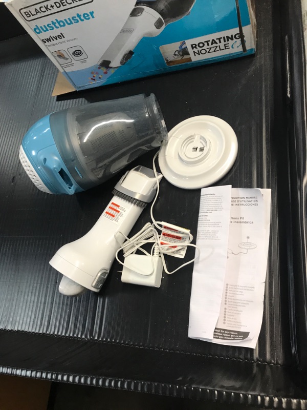 Photo 4 of **FOR PARTS**(READ NOTES)
BLACK+DECKER dustbuster AdvancedClean Cordless Handheld Vacuum